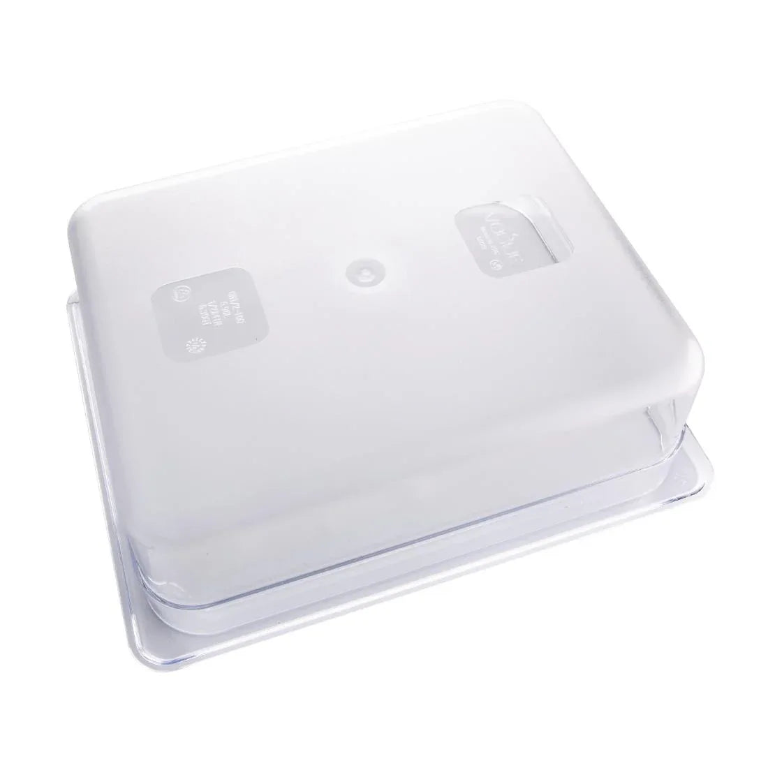 U229 Vogue Polycarbonate 1/2 Gastronorm Container 100mm Clear - JD Catering Equipment Solutions Ltd