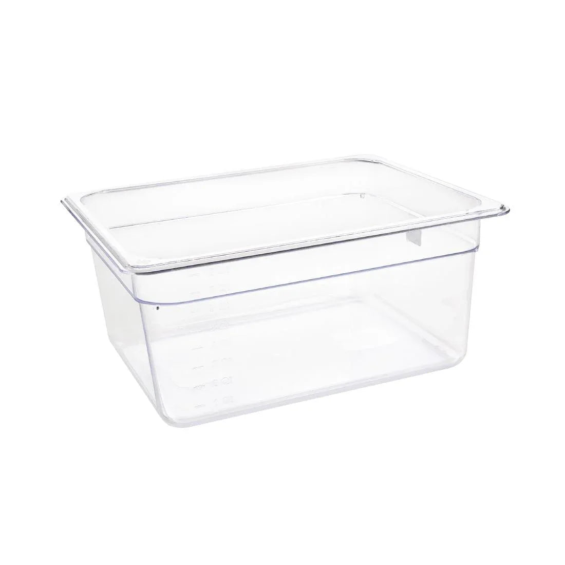 U230 Vogue Polycarbonate 1/2 Gastronorm Container 150mm Clear - JD Catering Equipment Solutions Ltd