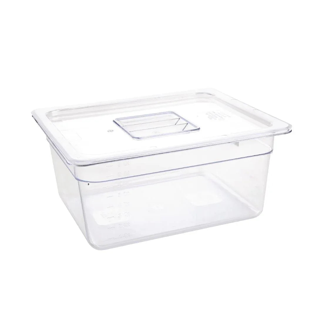 U230 Vogue Polycarbonate 1/2 Gastronorm Container 150mm Clear - JD Catering Equipment Solutions Ltd