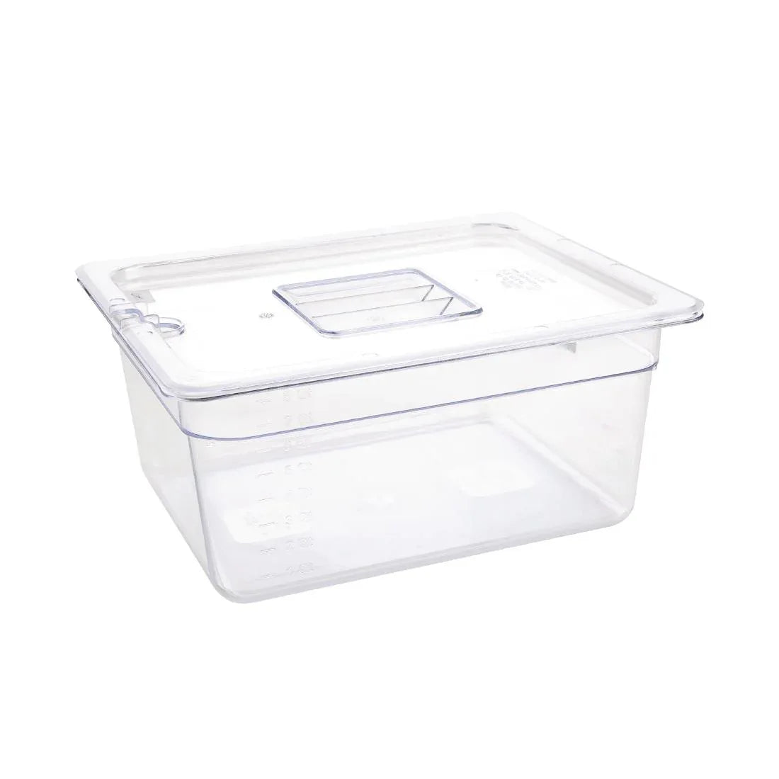 U230 Vogue Polycarbonate 1/2 Gastronorm Container 150mm Clear - JD Catering Equipment Solutions Ltd