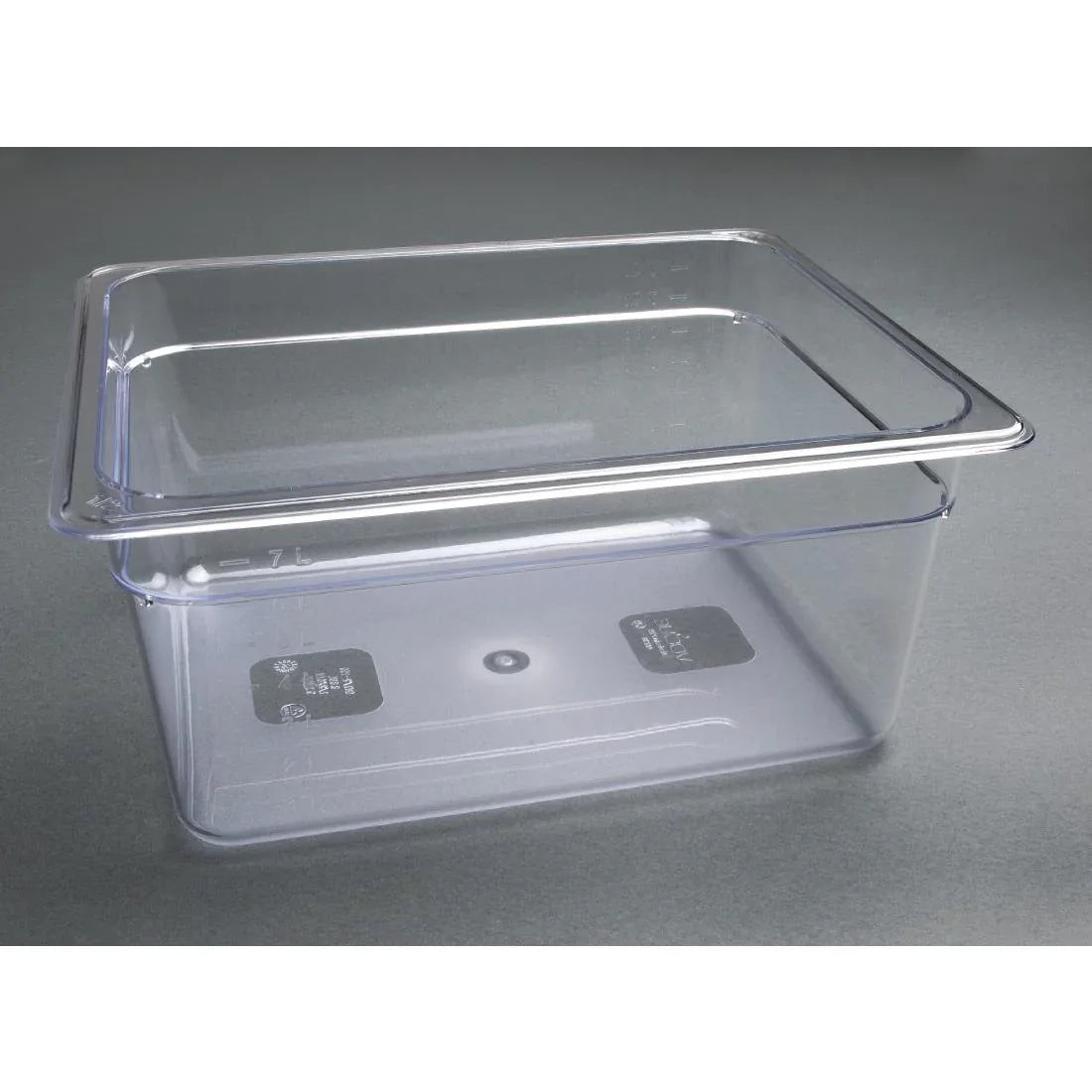 U230 Vogue Polycarbonate 1/2 Gastronorm Container 150mm Clear - JD Catering Equipment Solutions Ltd