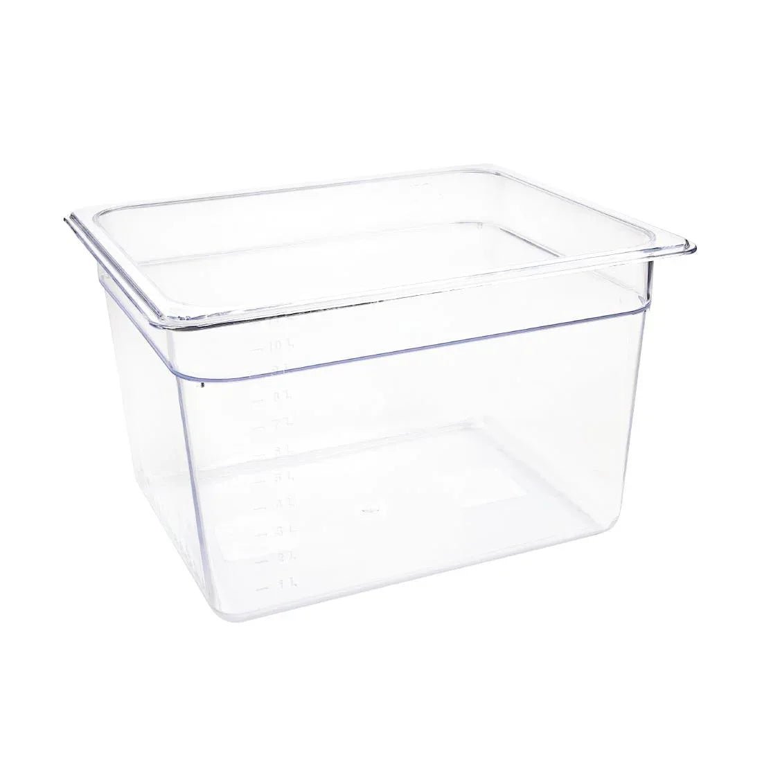 U231 Vogue Polycarbonate 1/2 Gastronorm Container 200mm Clear - JD Catering Equipment Solutions Ltd