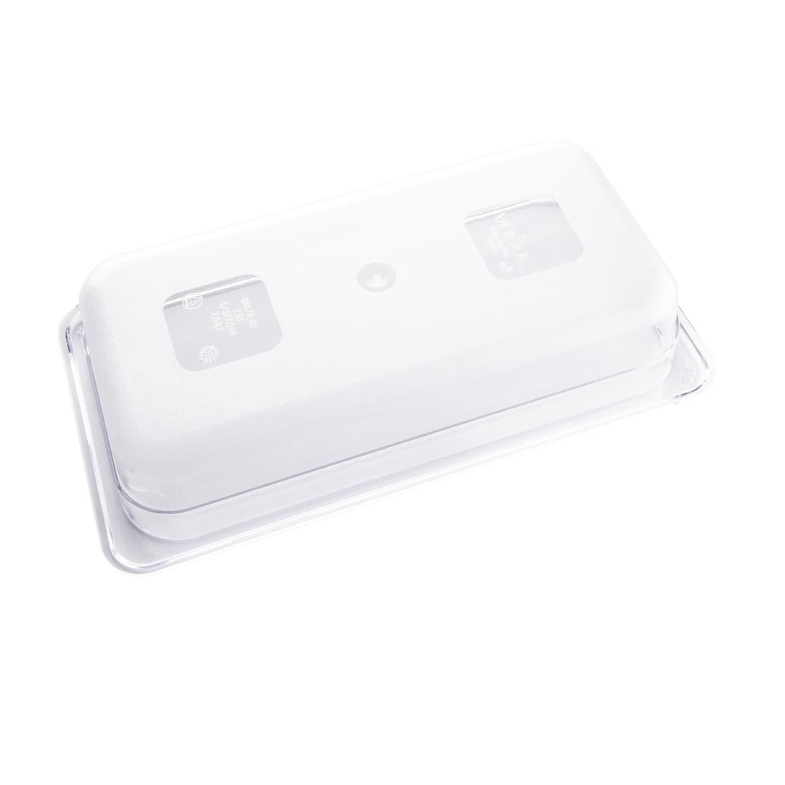 U232 Vogue Polycarbonate 1/3 Gastronorm Container 65mm Clear