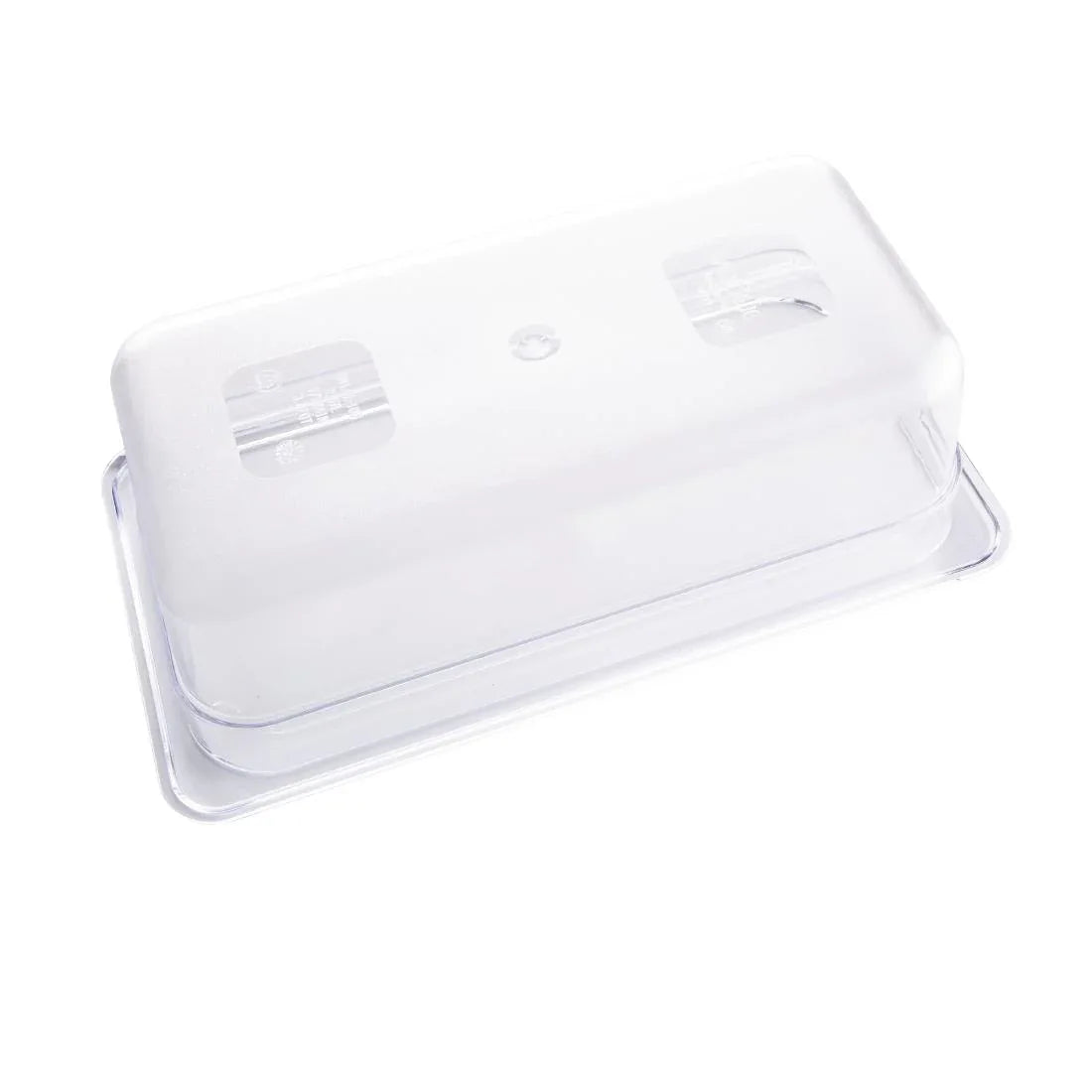 U233 Vogue Polycarbonate 1/3 Gastronorm Container 100mm Clear - JD Catering Equipment Solutions Ltd