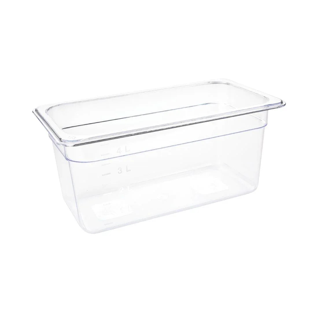 U234 Vogue Polycarbonate 1/3 Gastronorm Container 150mm Clear - JD Catering Equipment Solutions Ltd