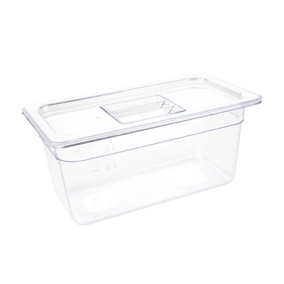U234 Vogue Polycarbonate 1/3 Gastronorm Container 150mm Clear - JD Catering Equipment Solutions Ltd