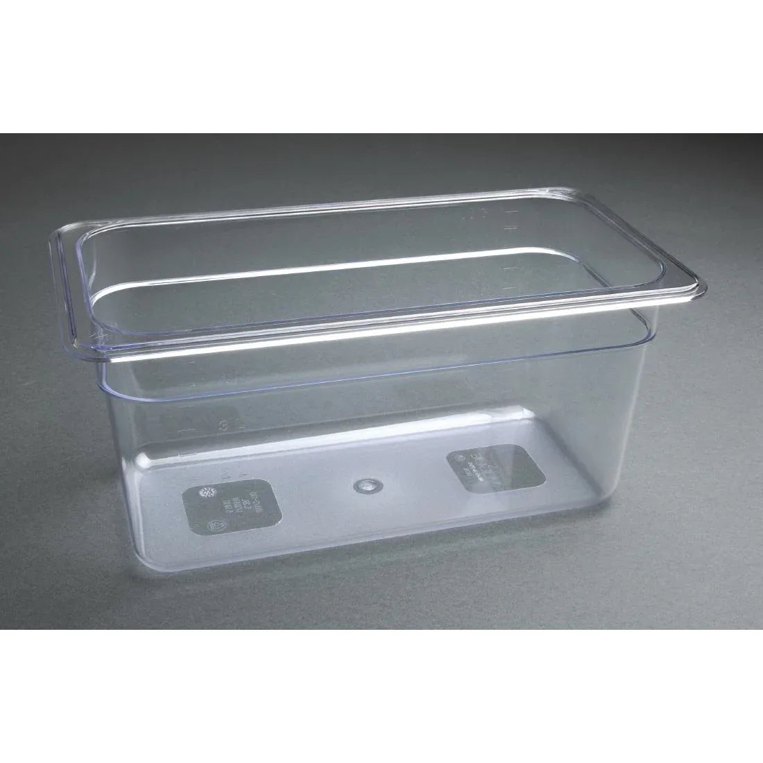 U234 Vogue Polycarbonate 1/3 Gastronorm Container 150mm Clear - JD Catering Equipment Solutions Ltd