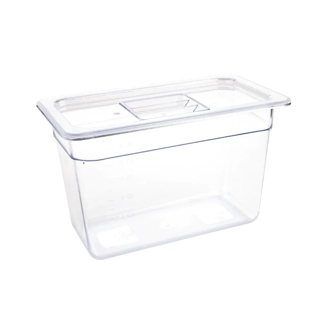 U235 Vogue Polycarbonate 1/3 Gastronorm Container 200mm Clear - JD Catering Equipment Solutions Ltd