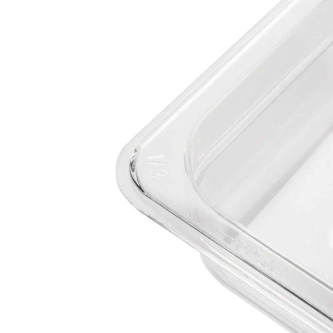 U235 Vogue Polycarbonate 1/3 Gastronorm Container 200mm Clear - JD Catering Equipment Solutions Ltd