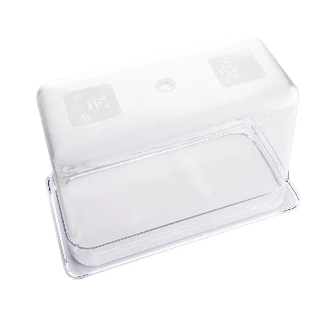 U235 Vogue Polycarbonate 1/3 Gastronorm Container 200mm Clear - JD Catering Equipment Solutions Ltd