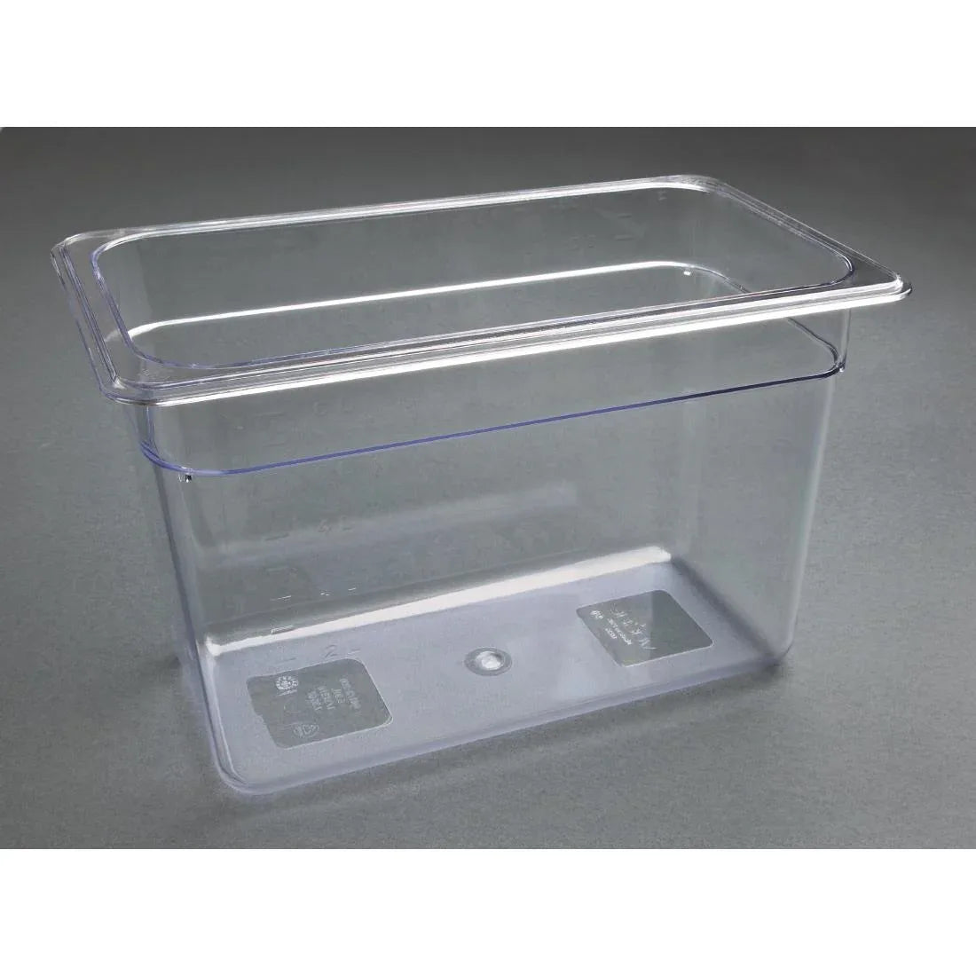 U235 Vogue Polycarbonate 1/3 Gastronorm Container 200mm Clear - JD Catering Equipment Solutions Ltd