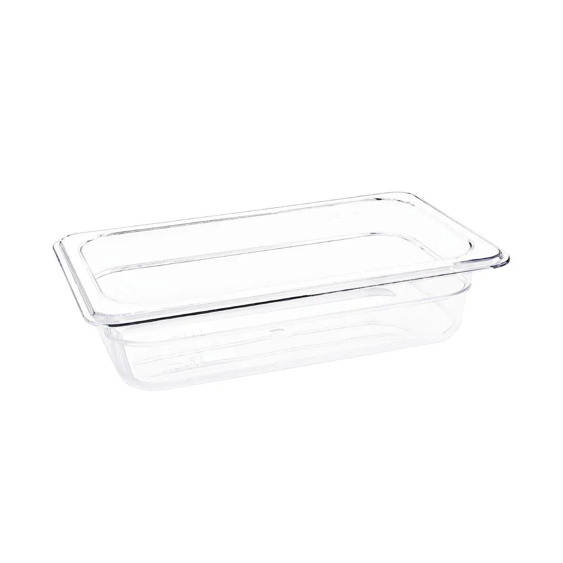 U236 Vogue Polycarbonate 1/4 Gastronorm Container 65mm Clear - JD Catering Equipment Solutions Ltd