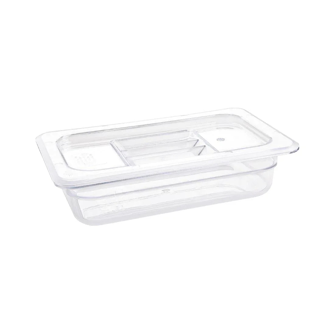 U236 Vogue Polycarbonate 1/4 Gastronorm Container 65mm Clear - JD Catering Equipment Solutions Ltd