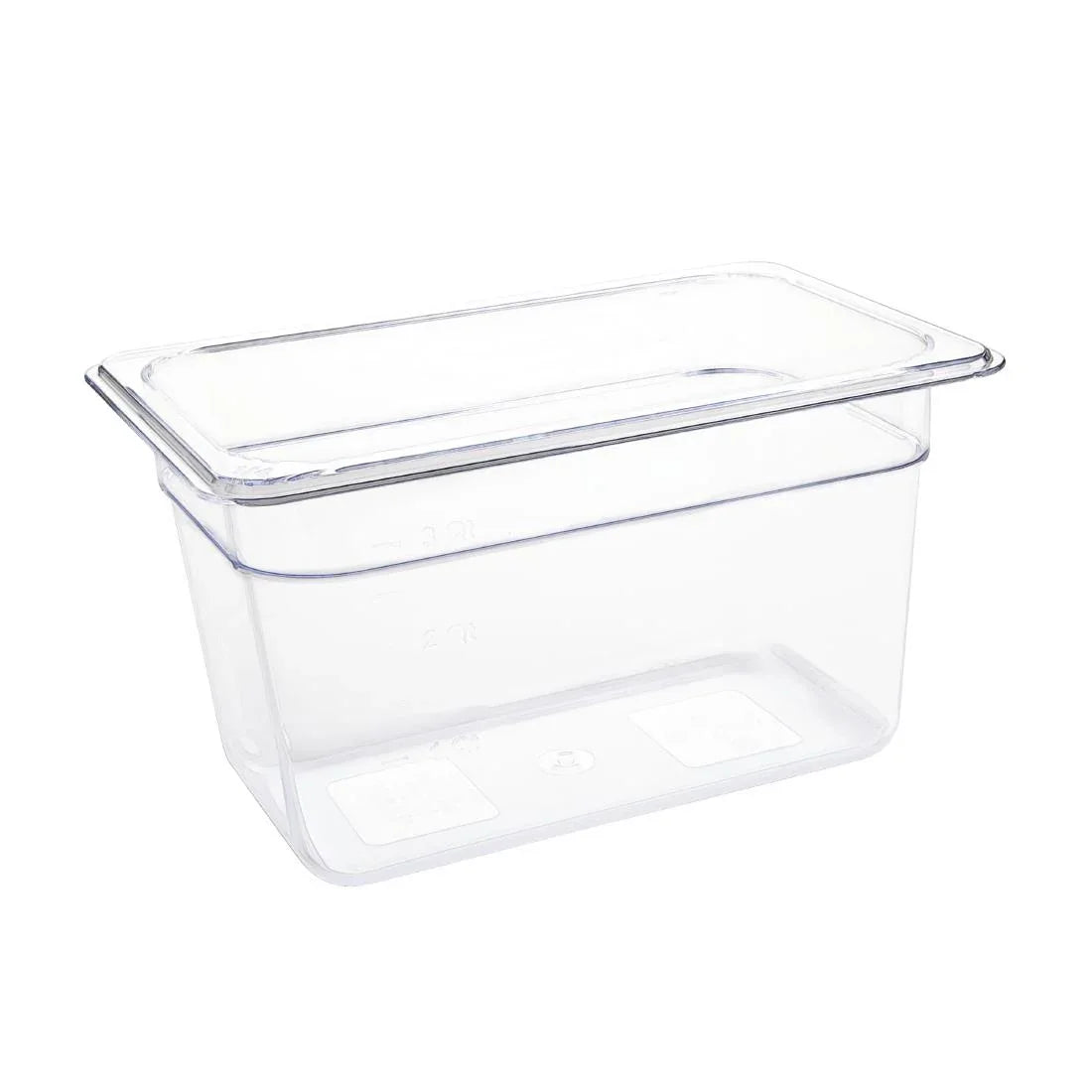 U238 Vogue Polycarbonate 1/4 Gastronorm Container 150mm Clear - JD Catering Equipment Solutions Ltd