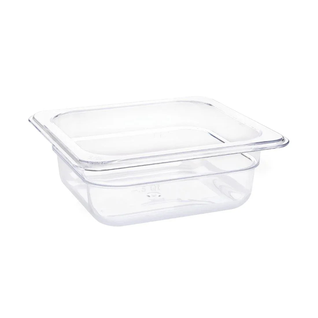 U239 Vogue Polycarbonate 1/6 Gastronorm Container 65mm Clear - JD Catering Equipment Solutions Ltd
