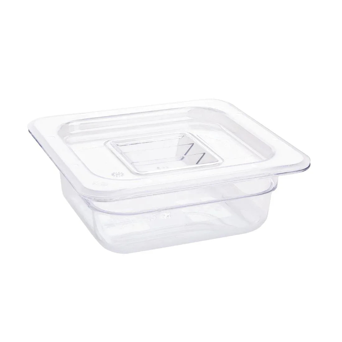 U239 Vogue Polycarbonate 1/6 Gastronorm Container 65mm Clear - JD Catering Equipment Solutions Ltd