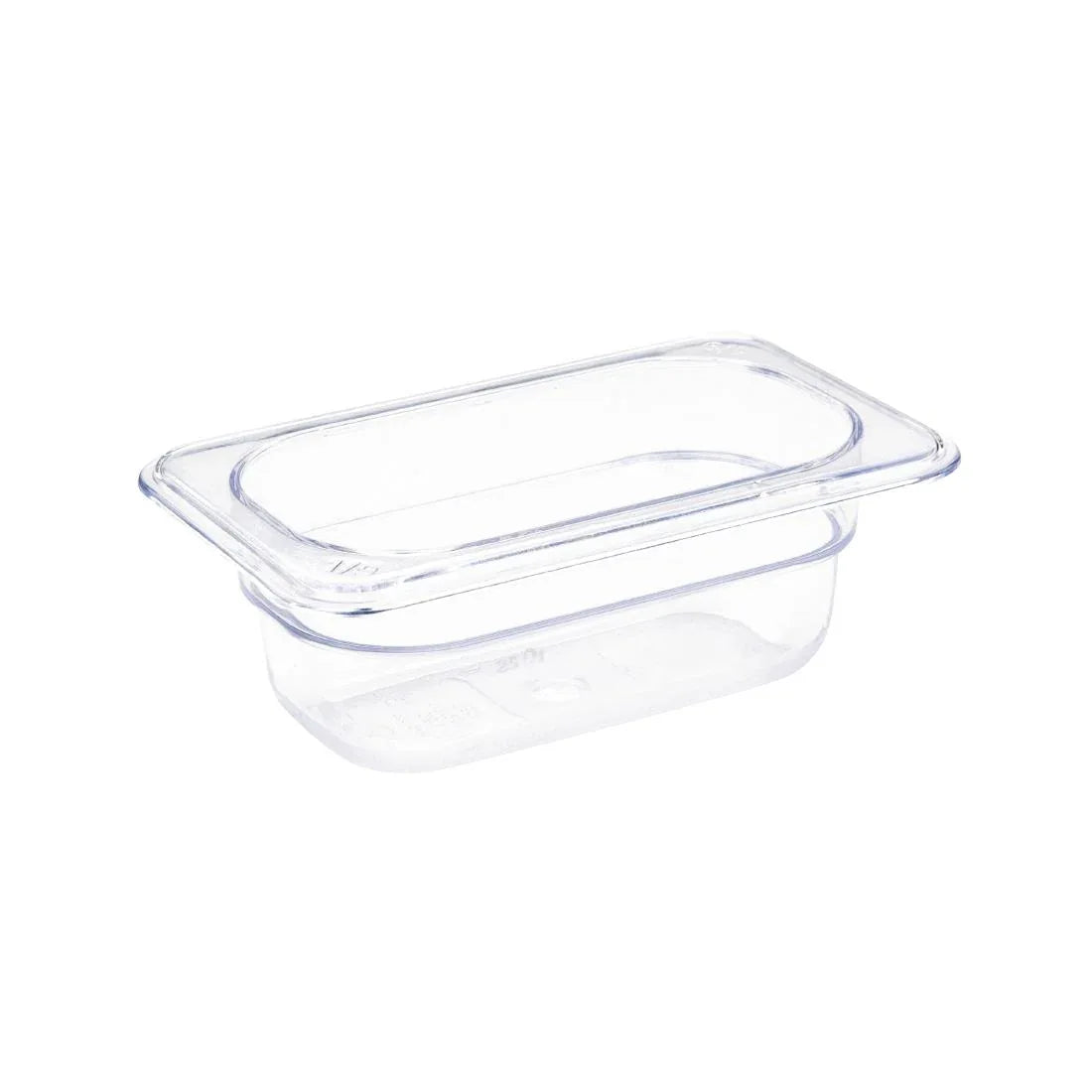 U242 Vogue Polycarbonate 1/9 Gastronorm Container 65mm Clear - JD Catering Equipment Solutions Ltd