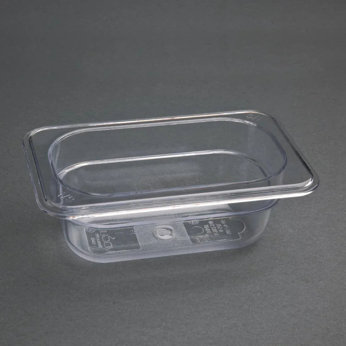 U242 Vogue Polycarbonate 1/9 Gastronorm Container 65mm Clear - JD Catering Equipment Solutions Ltd