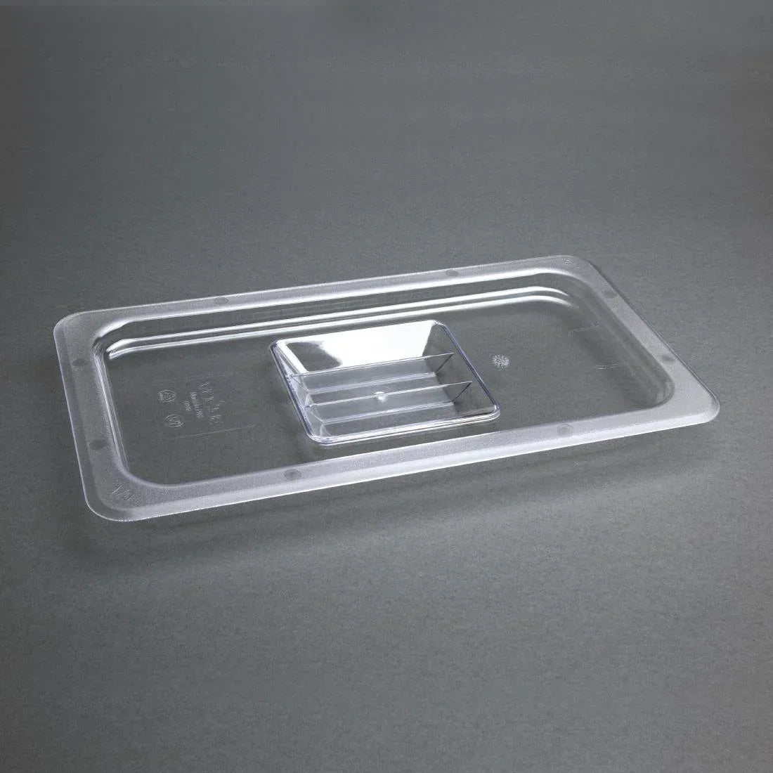 U246 Vogue Polycarbonate 1/3 Gastronorm Lid Clear - JD Catering Equipment Solutions Ltd