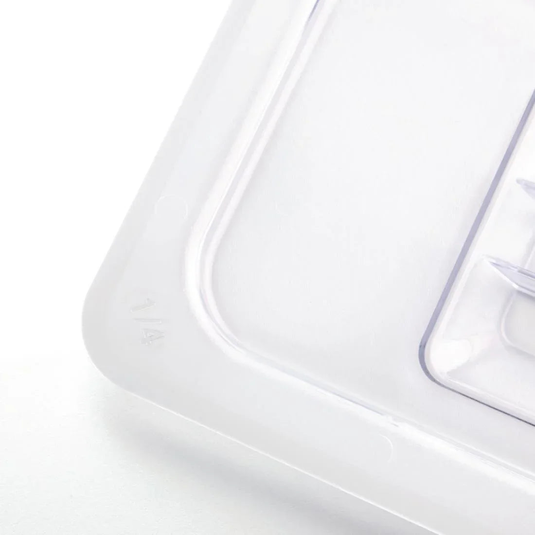 U247 Vogue Polycarbonate 1/4 Gastronorm Lid Clear - JD Catering Equipment Solutions Ltd