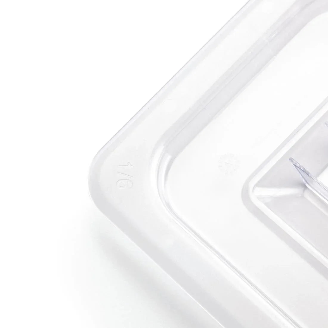 U248 Vogue Polycarbonate 1/6 Gastronorm Lid Clear - JD Catering Equipment Solutions Ltd