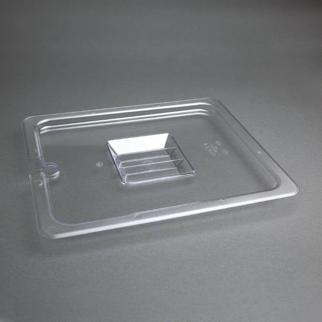 U251 Vogue Polycarbonate 1/2 Gastronorm Lid Notched - JD Catering Equipment Solutions Ltd