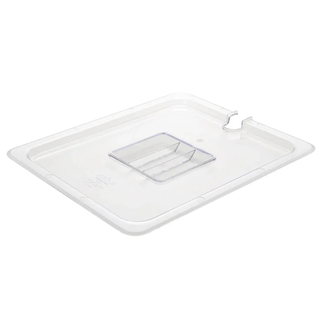 U251 Vogue Polycarbonate 1/2 Gastronorm Lid Notched - JD Catering Equipment Solutions Ltd