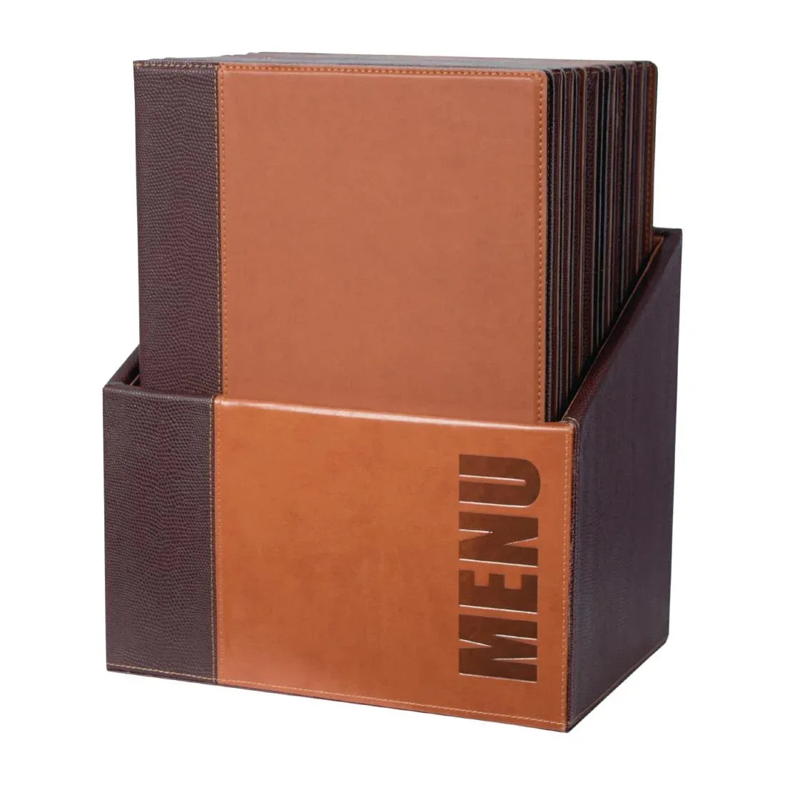 U268 Securit Contemporary Menu Covers and Storage Box A4 (Pack of 20) - JD Catering Equipment Solutions Ltd