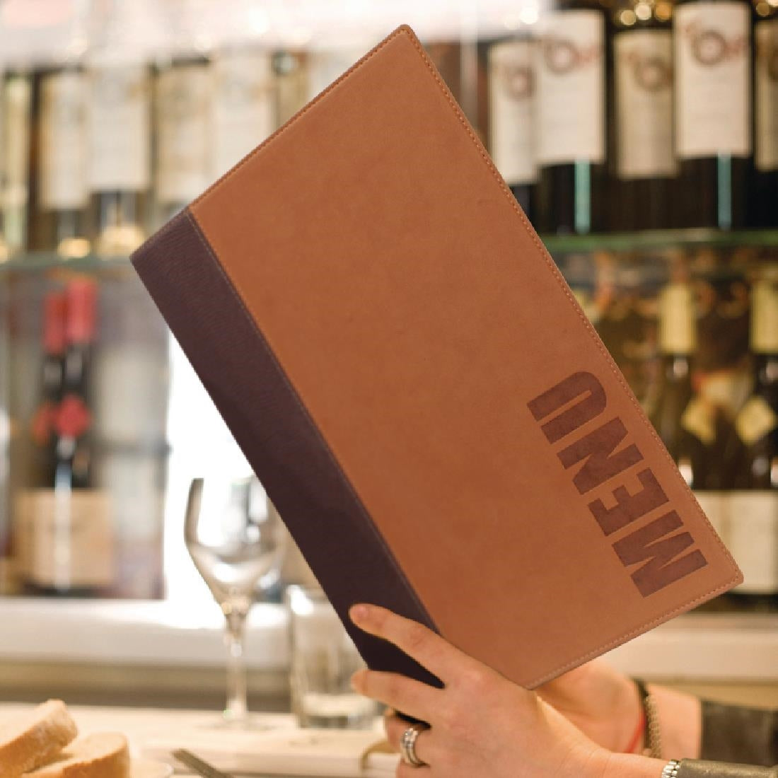 U268 Securit Contemporary Menu Covers and Storage Box A4 (Pack of 20)