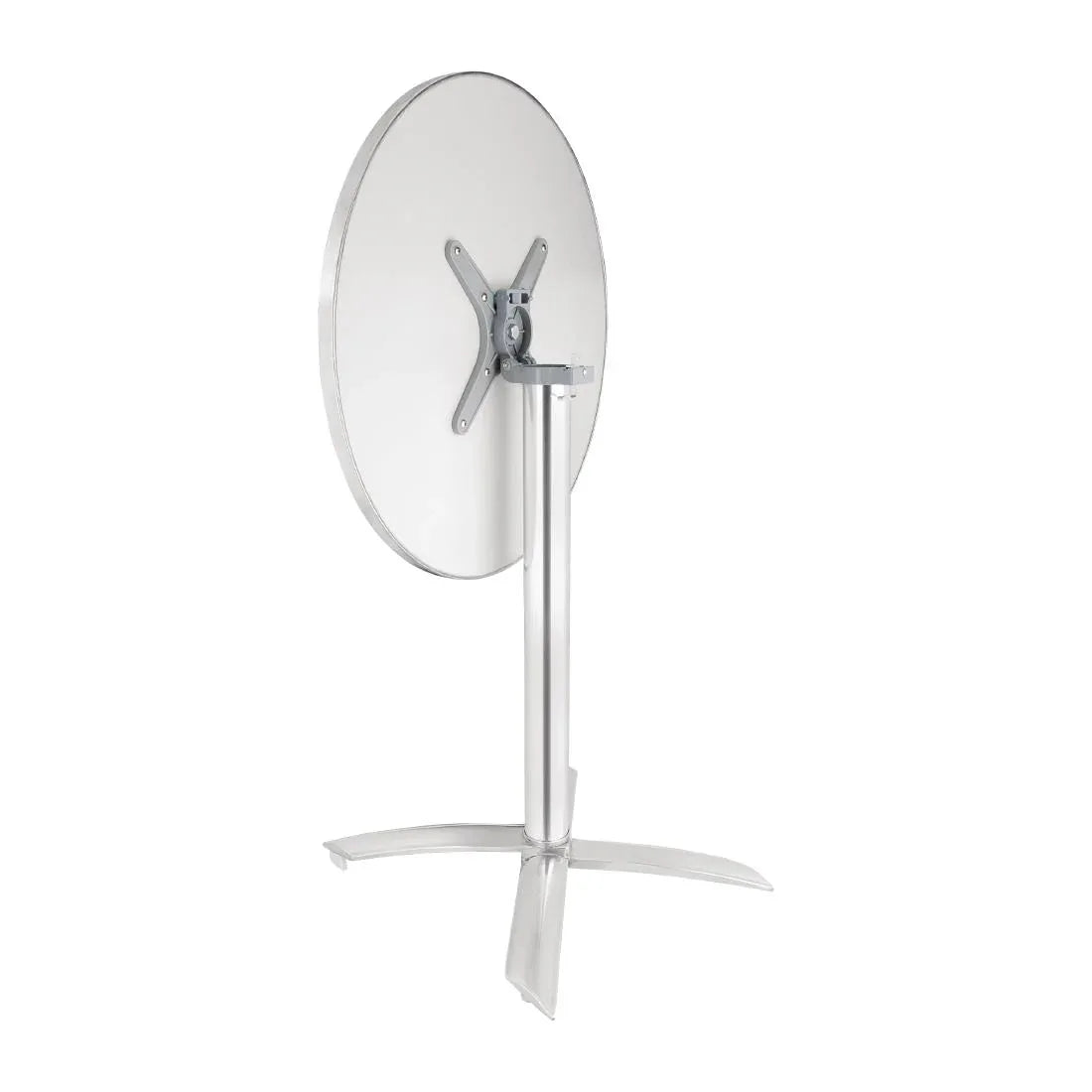 U423 Bolero Round Flip Top Table Stainless Steel 600mm - JD Catering Equipment Solutions Ltd