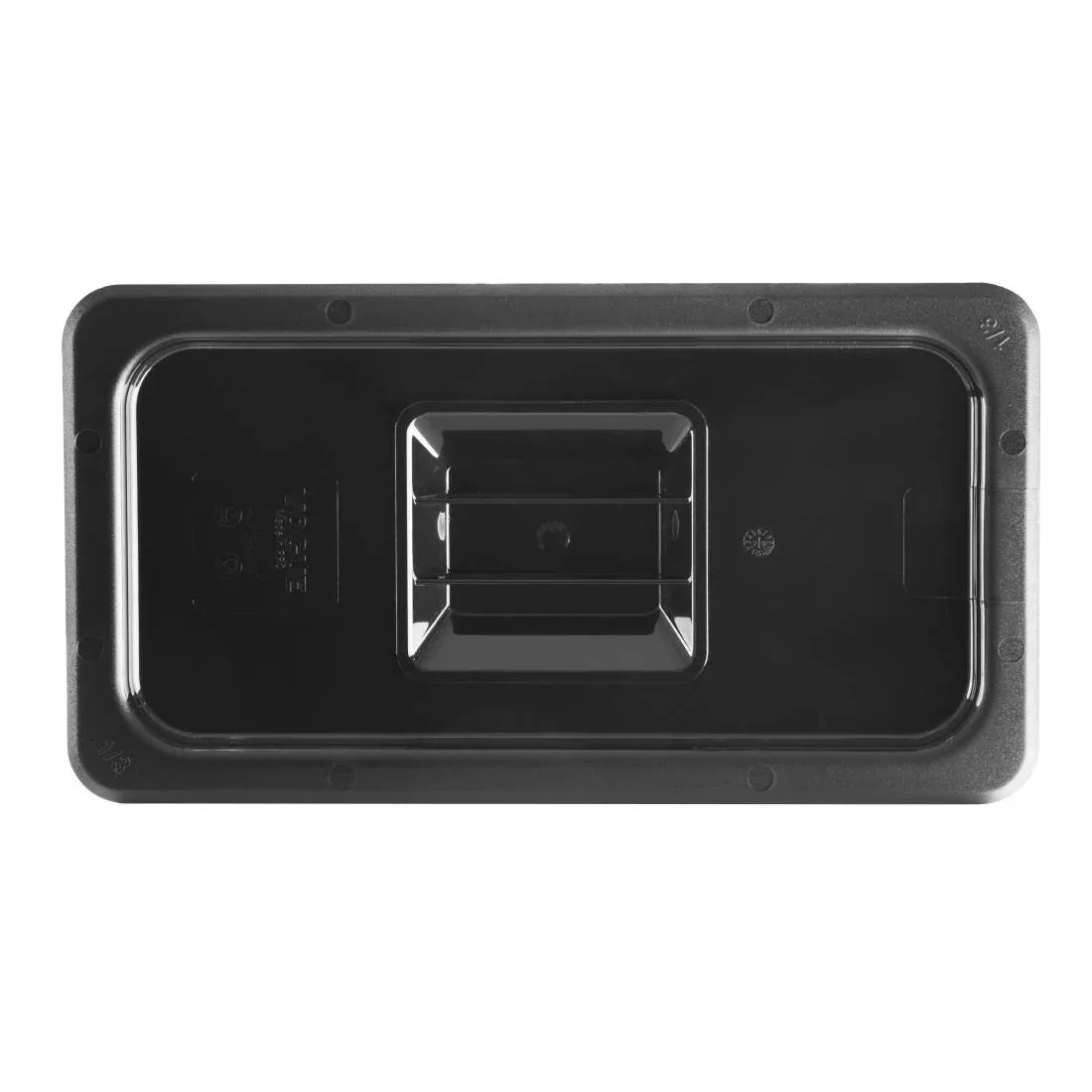 U476 Vogue Polycarbonate 1/3 Gastronorm Lid Black - JD Catering Equipment Solutions Ltd