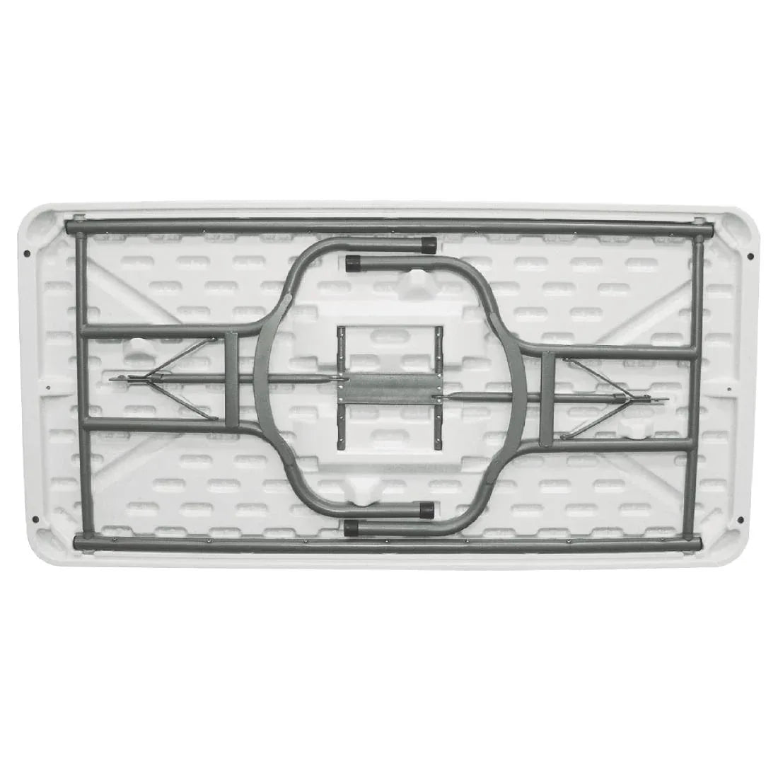 U544 Bolero PE Rectangular Folding Table White 5ft (Single) - JD Catering Equipment Solutions Ltd