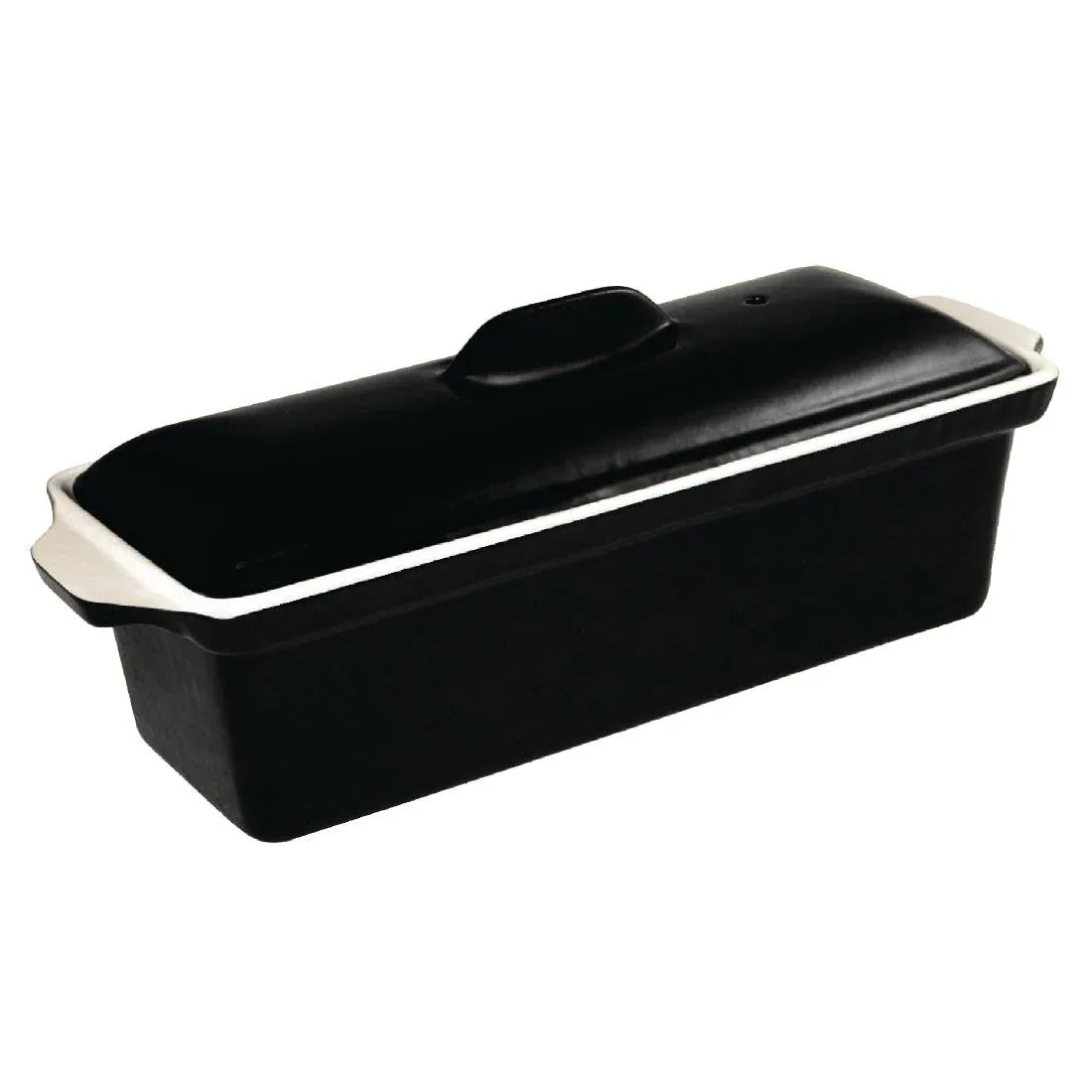 U560 Vogue Black Cast Iron Pate Terrine Mould 1.7Ltr - JD Catering Equipment Solutions Ltd