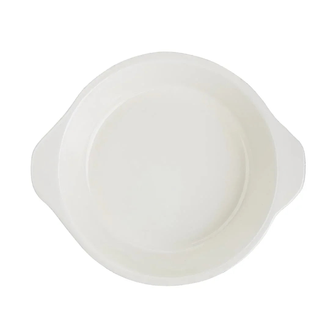 U561 Vogue Black Cast Iron Round Gratin Dish 400ml - JD Catering Equipment Solutions Ltd
