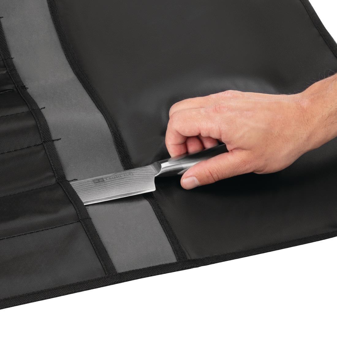U628 Vogue Nylon Knife Roll Bag 13 Slots - JD Catering Equipment Solutions Ltd