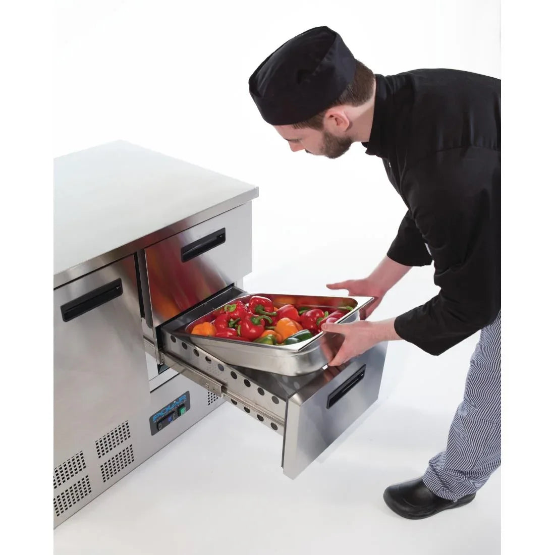U637 Polar G-Series 2 Drawer Counter Fridge 240Ltr - JD Catering Equipment Solutions Ltd