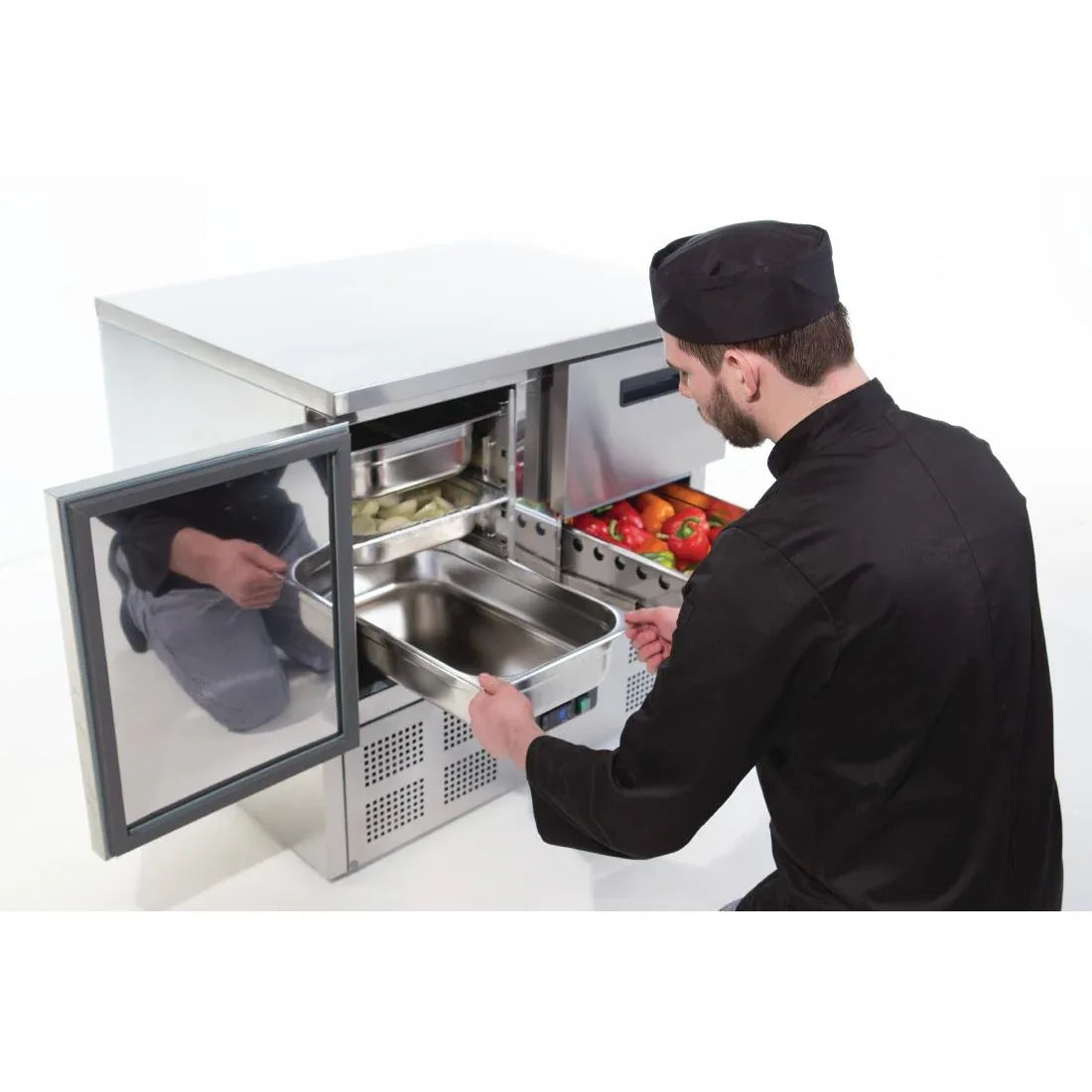U637 Polar G-Series 2 Drawer Counter Fridge 240Ltr - JD Catering Equipment Solutions Ltd