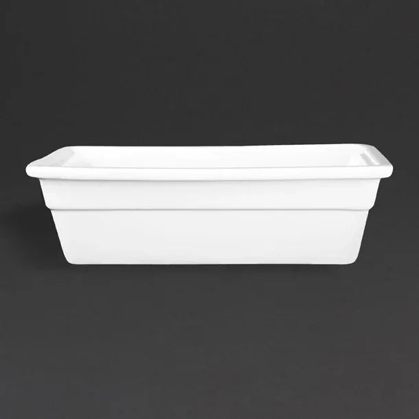 U811 Olympia Whiteware 1/3 One Third Size Gastronorm 100mm - JD Catering Equipment Solutions Ltd