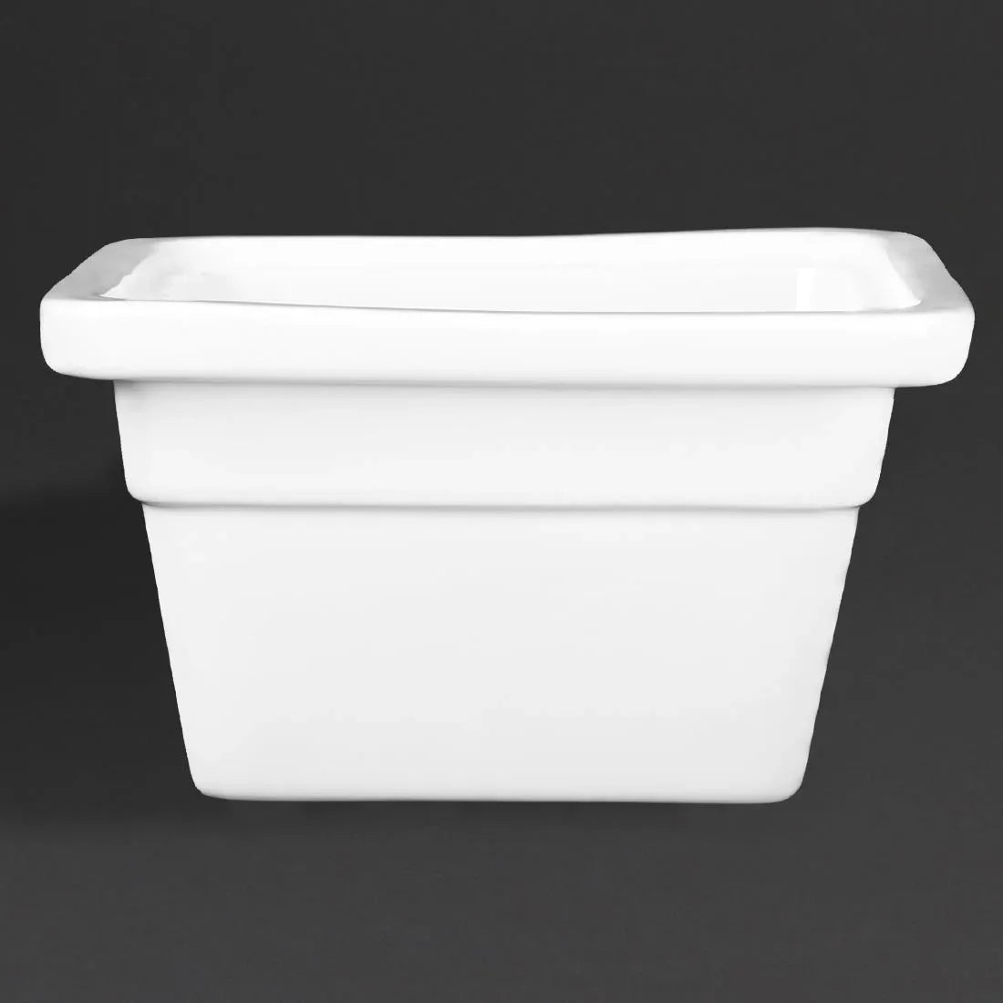 U813 Olympia Whiteware 1/6 One Sixth Size Gastronorm 100mm - JD Catering Equipment Solutions Ltd