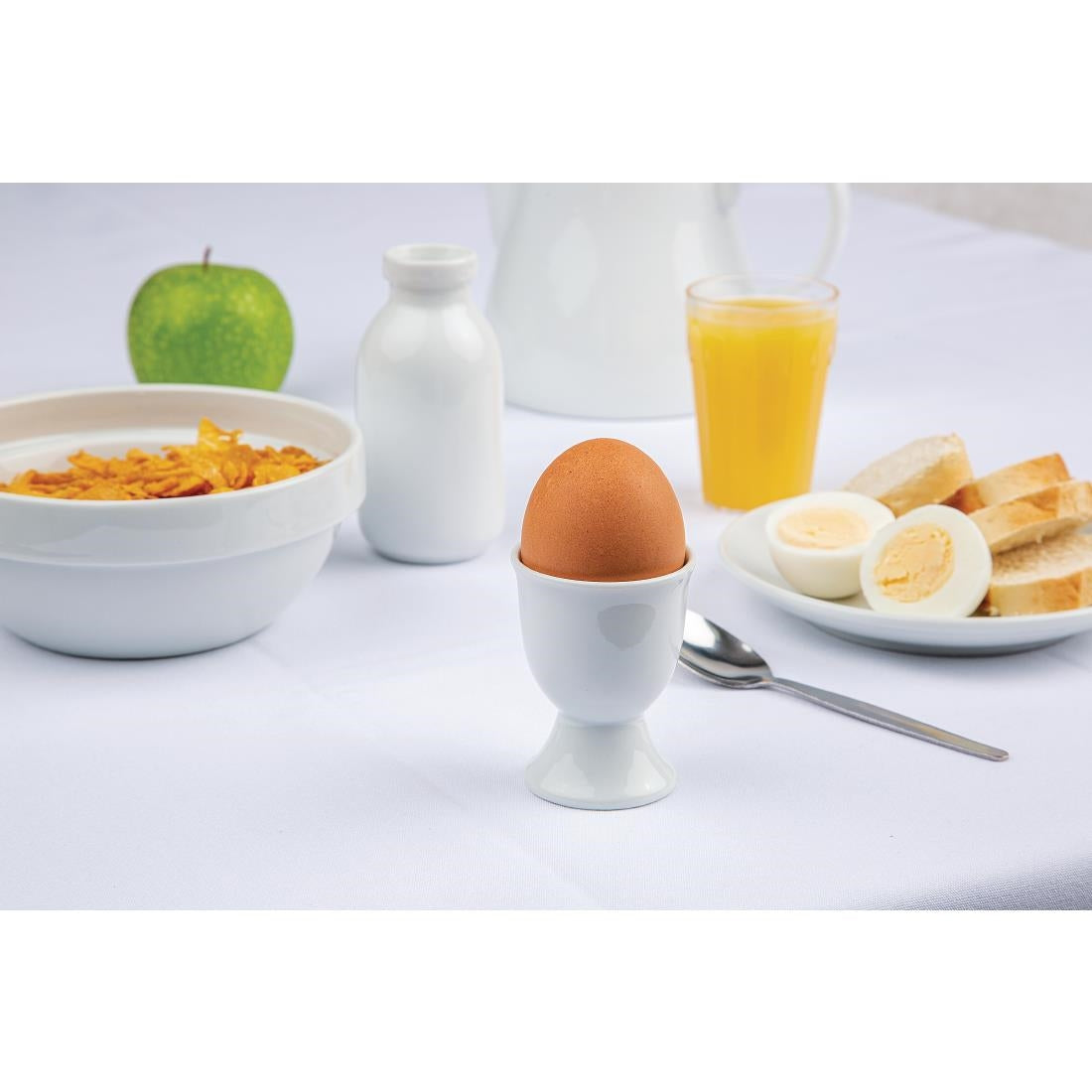 U814 Olympia Whiteware Egg Cups 68mm (Pack of 12)