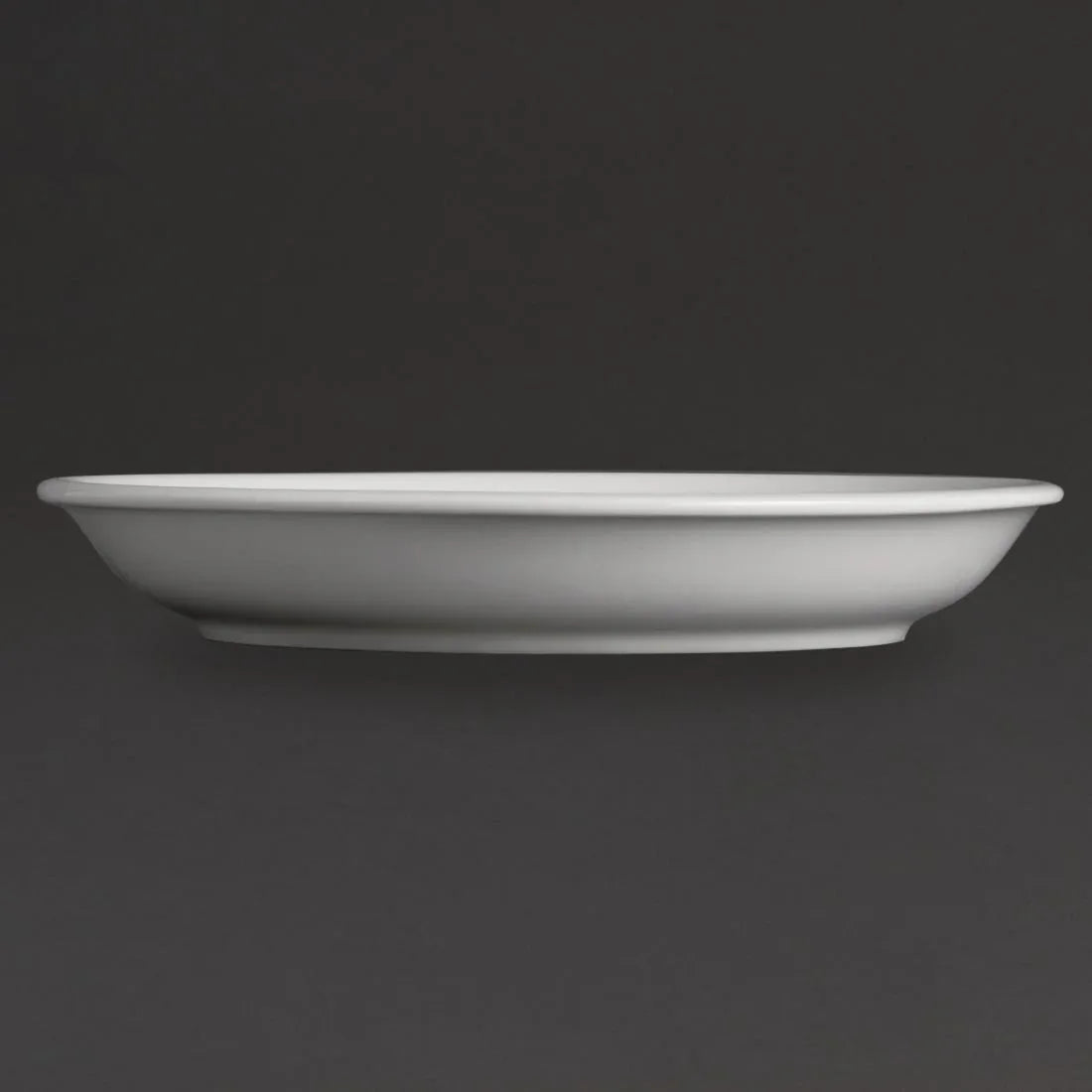 U828 Olympia Whiteware Cappuccino Saucers 180mm (Pack of 12) - JD Catering Equipment Solutions Ltd