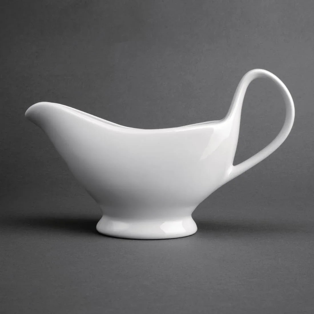 U831 Olympia Whiteware Gravy Boats 340ml 12oz (Pack of 6) - JD Catering Equipment Solutions Ltd