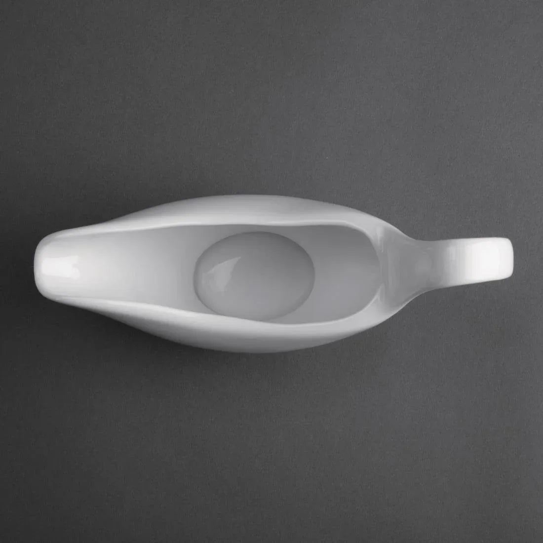 U831 Olympia Whiteware Gravy Boats 340ml 12oz (Pack of 6) - JD Catering Equipment Solutions Ltd