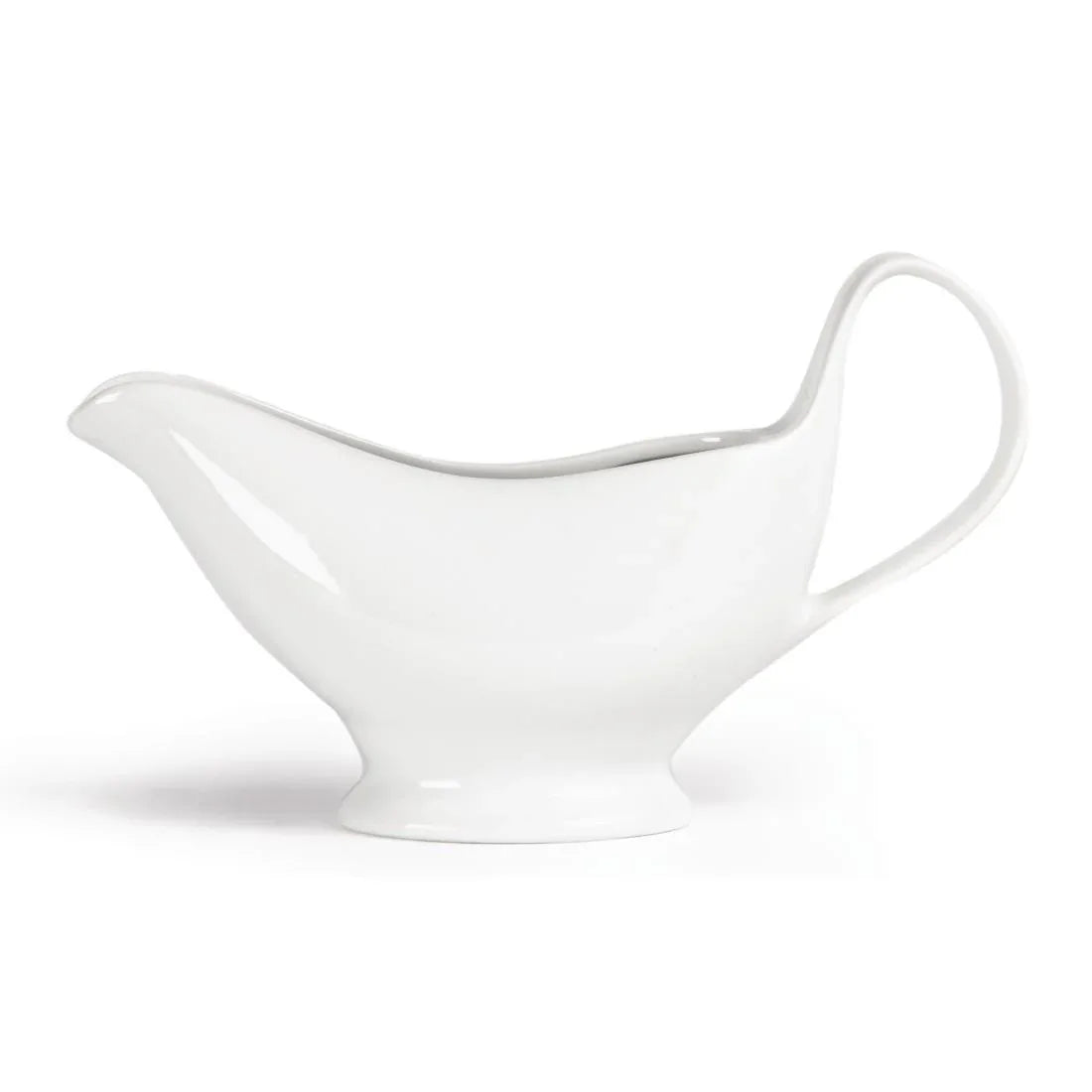 U831 Olympia Whiteware Gravy Boats 340ml 12oz (Pack of 6) - JD Catering Equipment Solutions Ltd