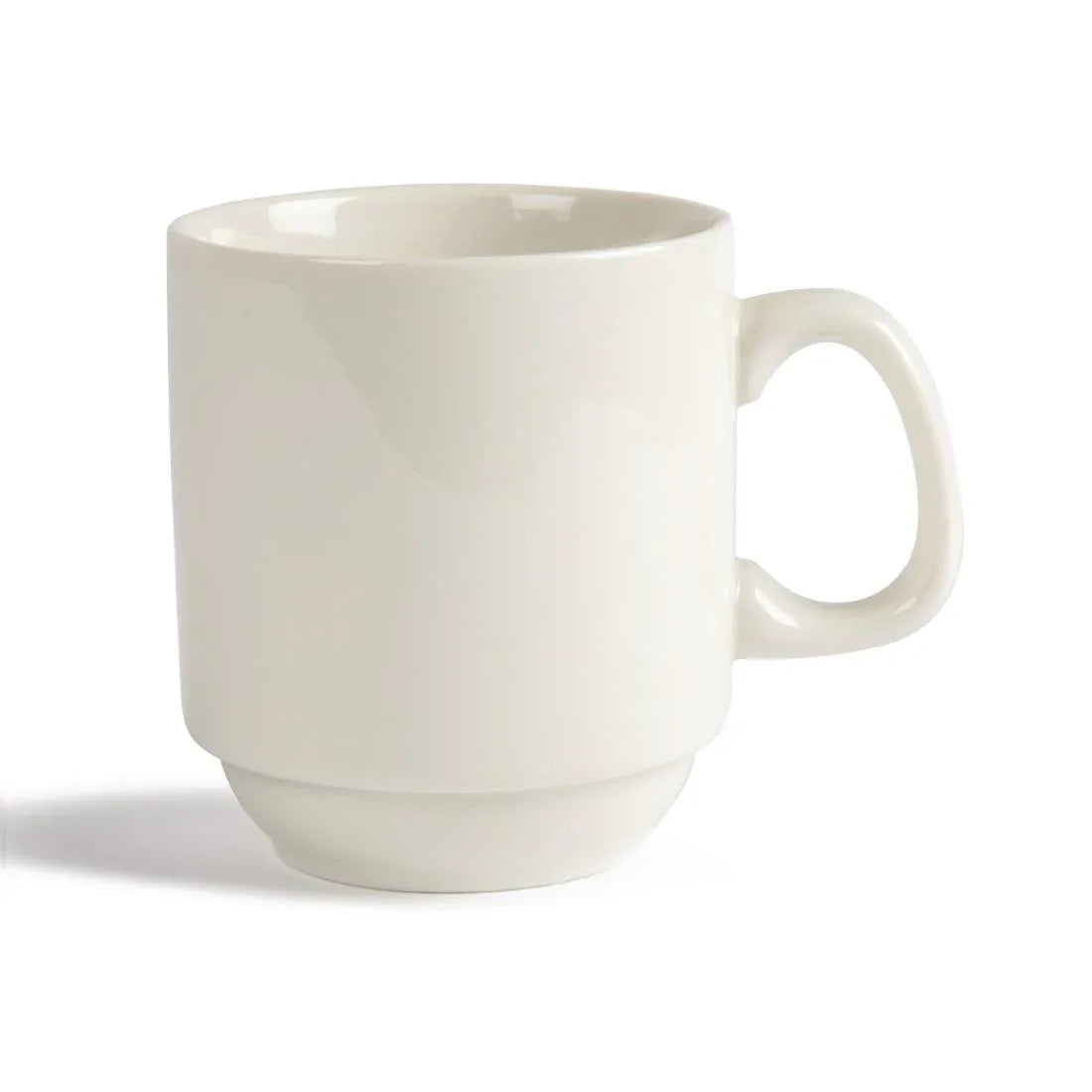 U832 Olympia Ivory Stacking Mugs 285ml 10oz (Pack of 12) - JD Catering Equipment Solutions Ltd