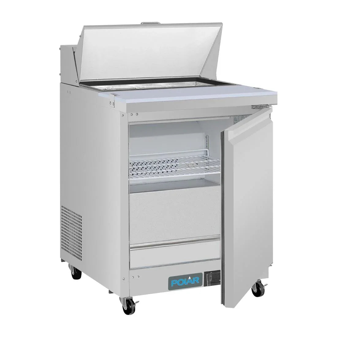 UA009 Polar U-Series Single Door Mega Top Prep Counter Fridge 154Ltr - JD Catering Equipment Solutions Ltd