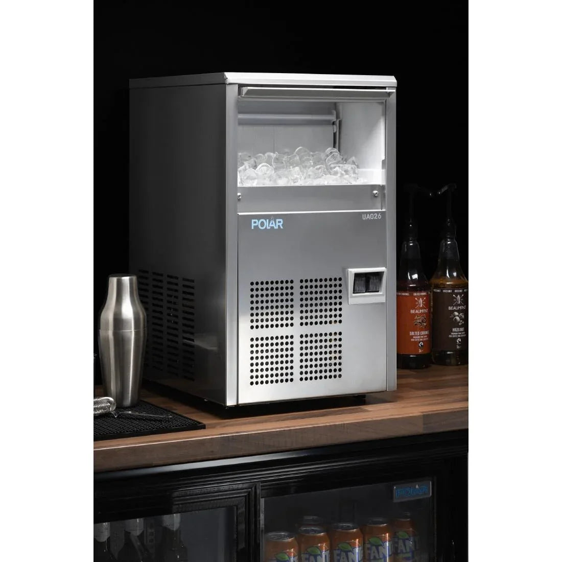 UA026 Polar U-Series Spray Ice Maker 21kg Output - JD Catering Equipment Solutions Ltd