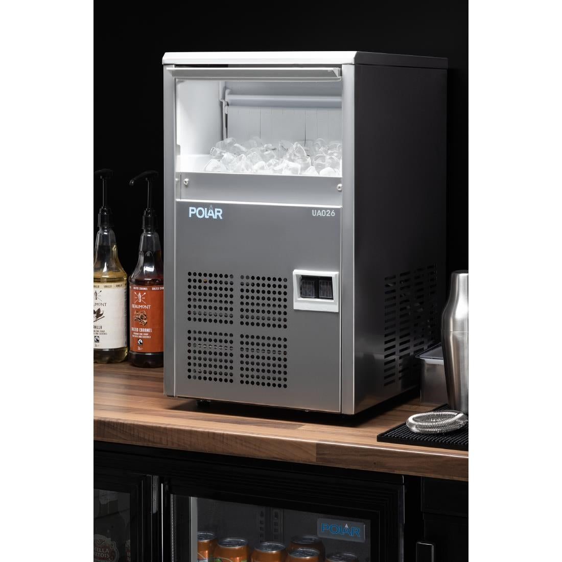 UA026 Polar U-Series Spray Ice Maker 21kg Output