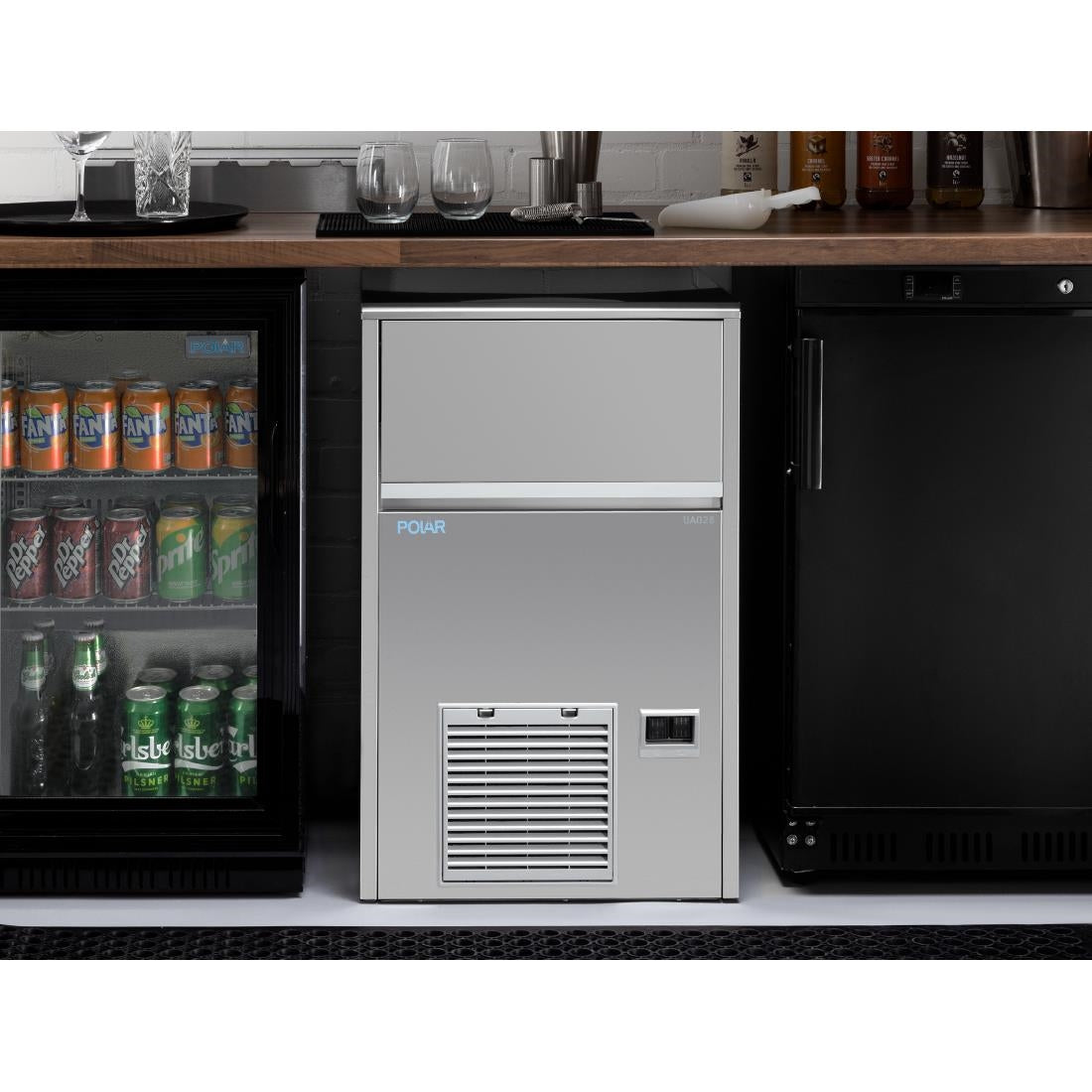 UA028 Polar U-Series Spray Ice Maker 47kg Output UA028