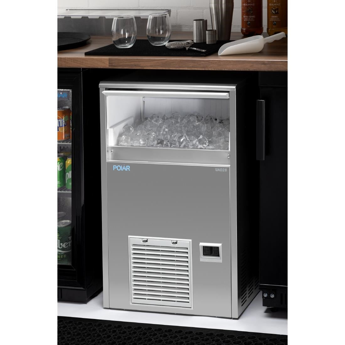 UA028 Polar U-Series Spray Ice Maker 47kg Output UA028